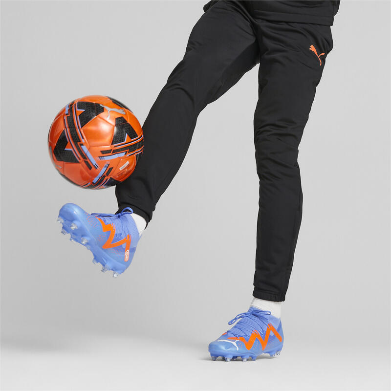 Botas de fútbol FUTURE Match MxSG PUMA Blue Glimmer White Ultra Orange