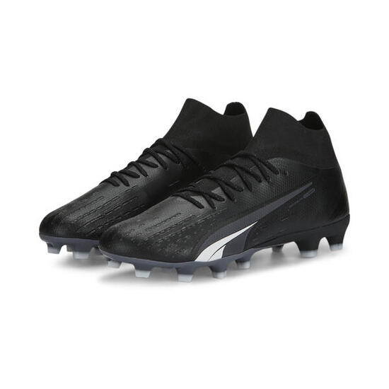 Scarpe da calcio ULTRA PRO FG/AG da uomo PUMA Black Asphalt Gray