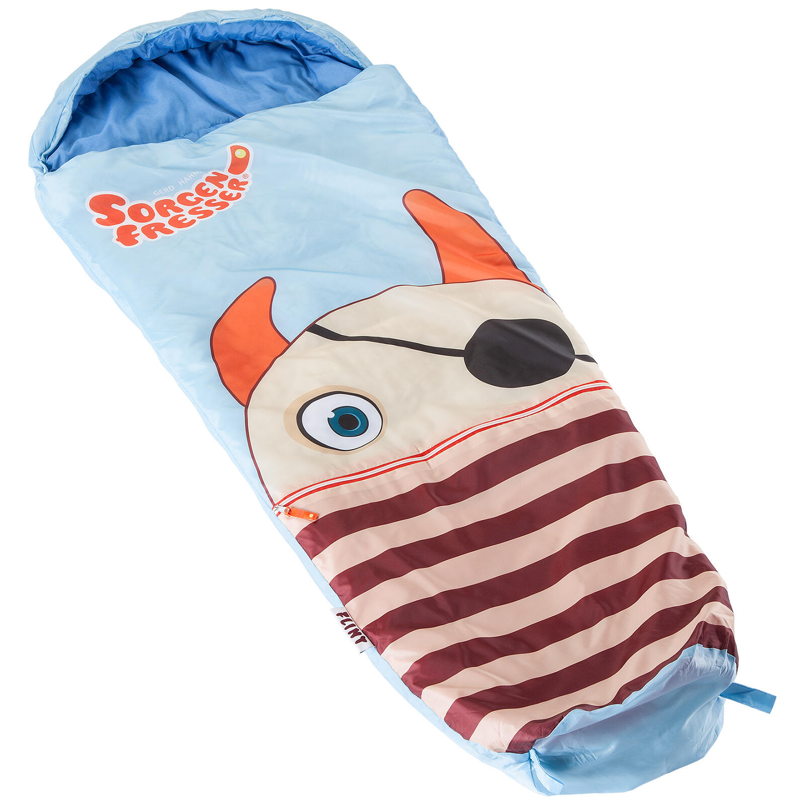 Skandika - Sac De Couchage Enfant - Avale-soucis - Sorgenfresser - Jusqu'à -12°c - Flint - Sac De Couchage - Bleu - Taille Unique - Decathlon