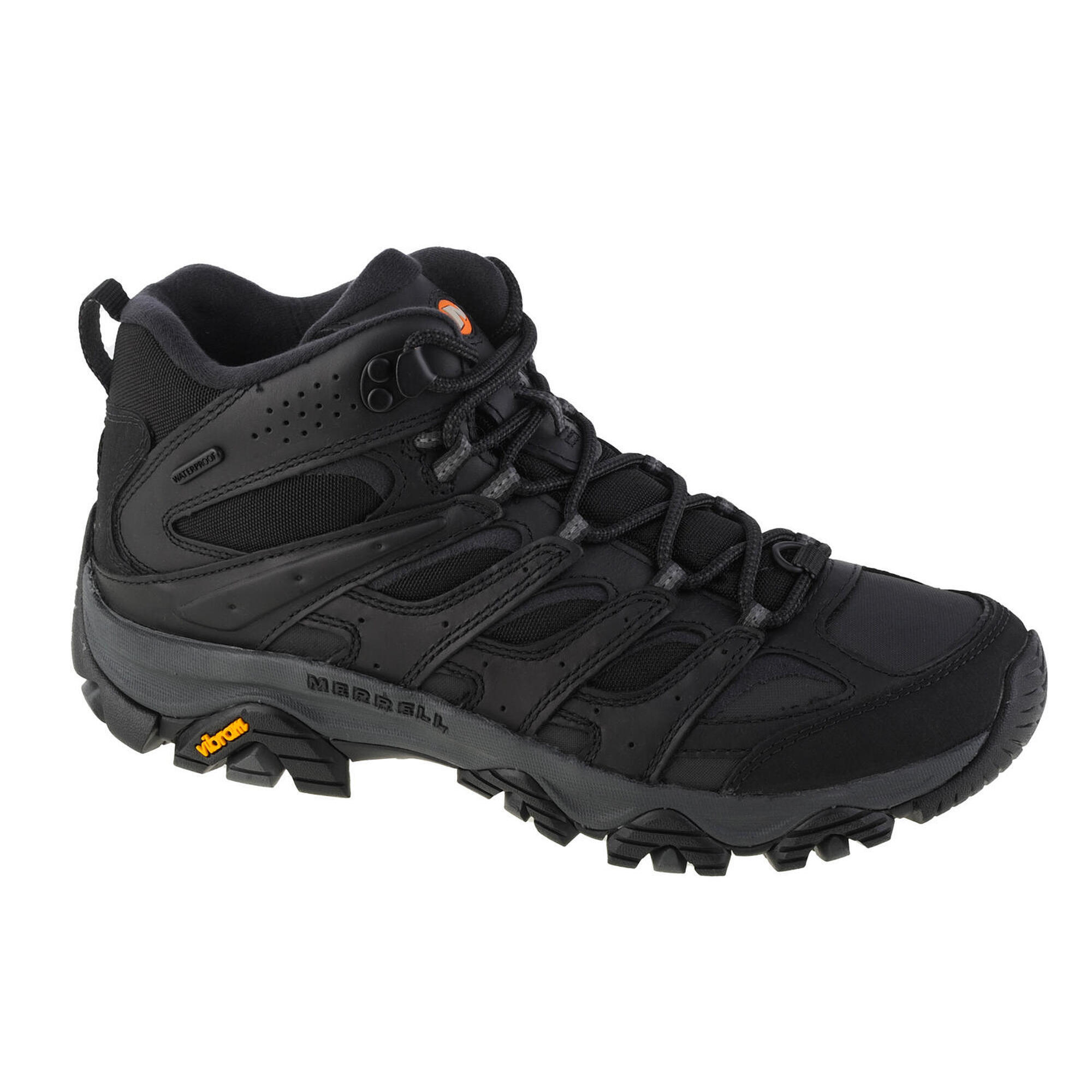 Merrell - Chaussures Randonnée Pour Hommes Moab 3 Thermo Mid Wp - Chaussures De Sport - Noir - 41 - Decathlon