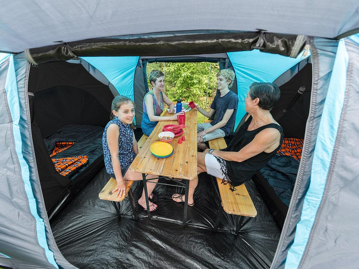 Koepeltent Hammerfest 4 - 4 persoons campingtent - 2 slaapcabines