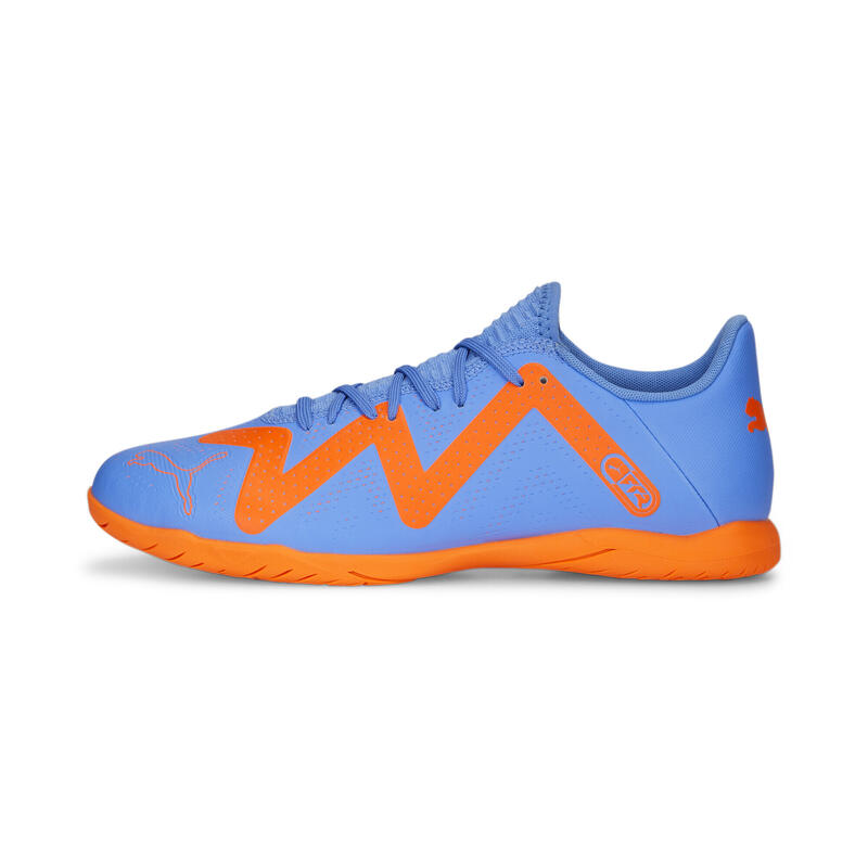 Botas de fútbol FUTURE Play IT PUMA Blue Glimmer White Ultra Orange