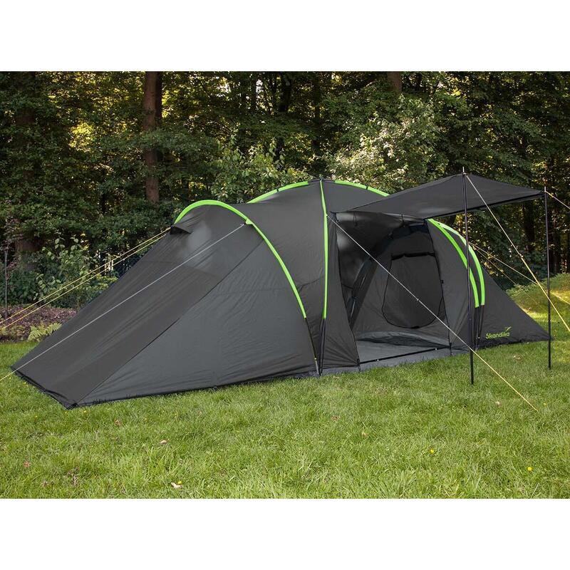 Daytona 6 - Tente de camping familiale dôme - 6 pers. - 530x370cm - anthra