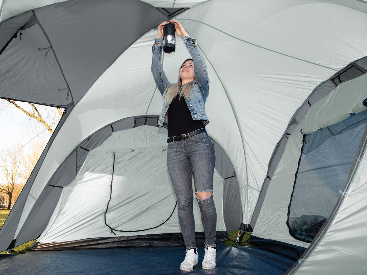 Daytona 6 - Tente de camping familiale dôme - 6 pers. - 530x370cm - anthra 6/8