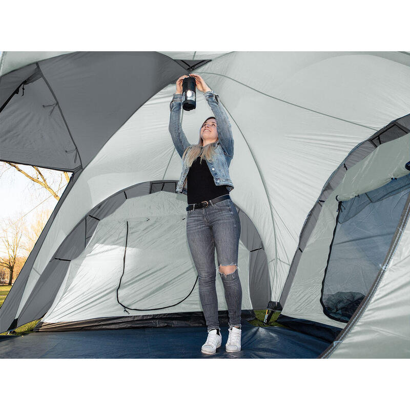 Daytona 6 - Tente de camping familiale dôme - 6 pers. - 530x370cm - anthra