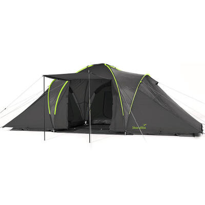 Daytona 6 - familie kampeertent koepel - 6 pers. - 530x370cm - antraciet