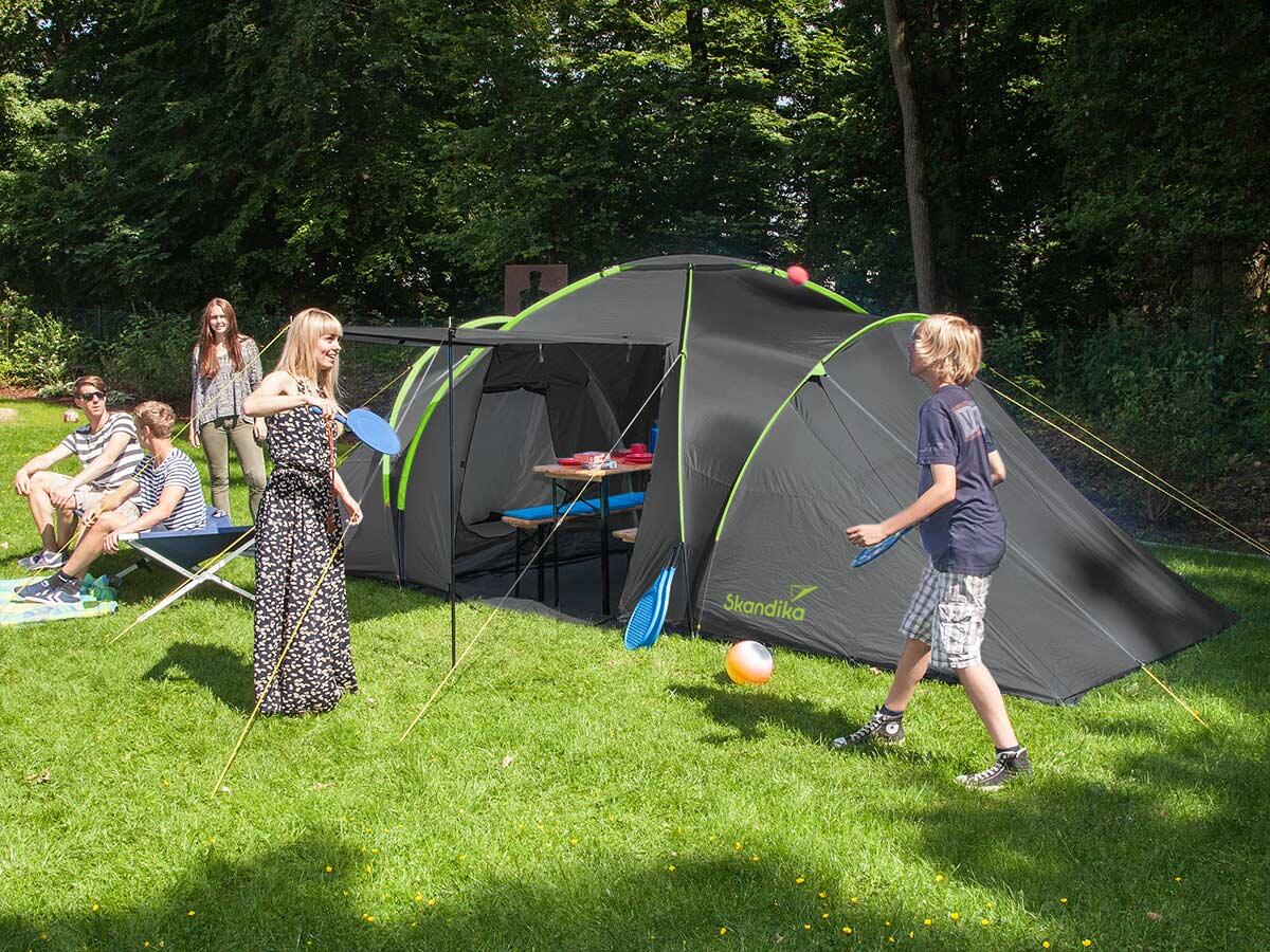 Daytona 6 - Tente de camping familiale dôme - 6 pers. - 530x370cm - anthra 4/8