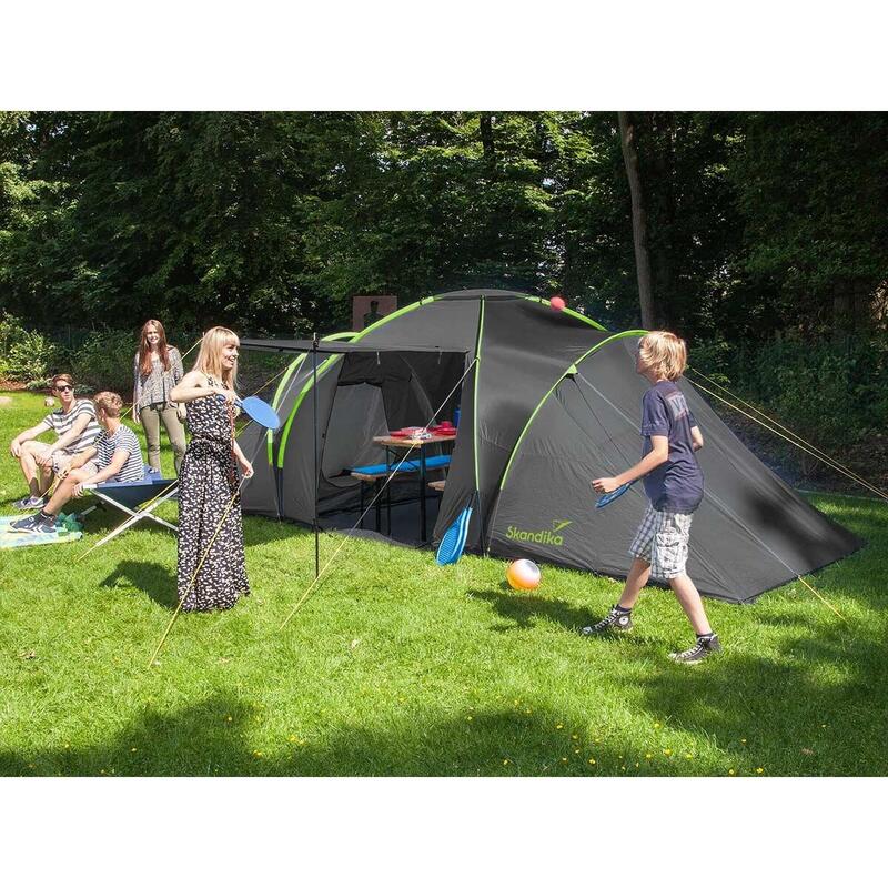 Daytona 6 - Tente de camping familiale dôme - 6 pers. - 530x370cm - anthra