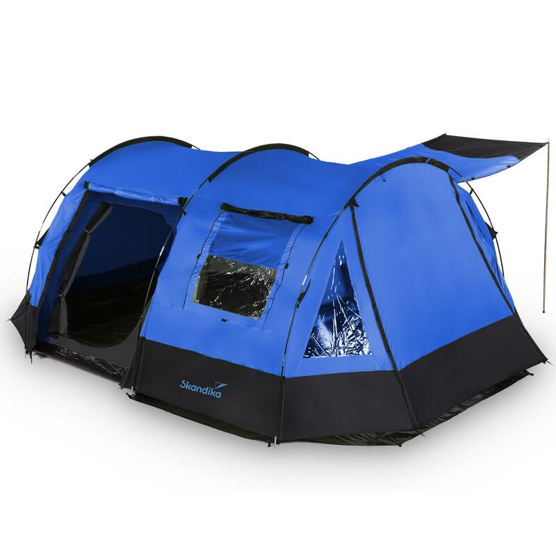 Tenda de campismo, grande espaço, fácil de abrir, tendas pop-up versáteis  de 4 portas para mochila : : Esporte