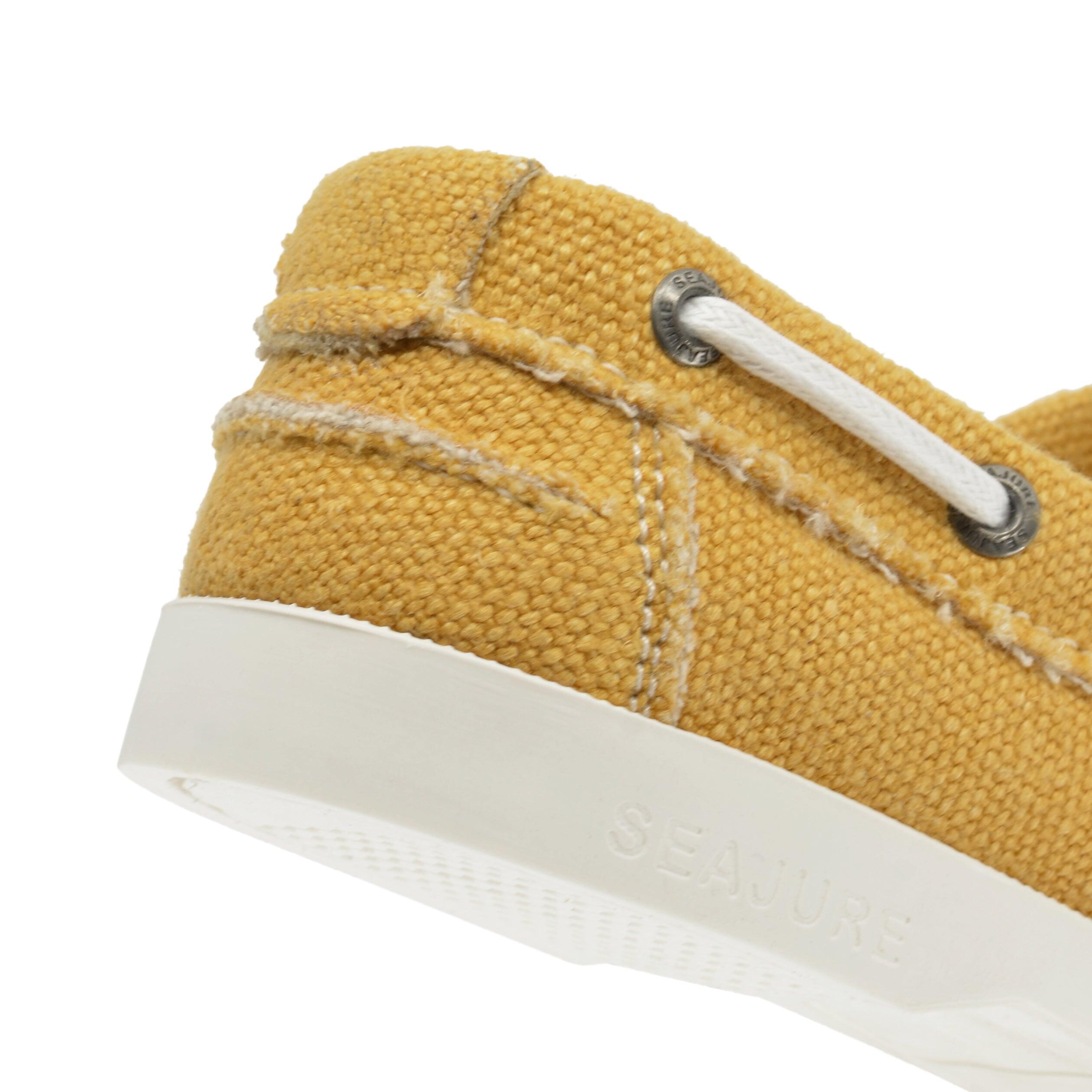 Scarpe da Barca Canapa e Vegan Saharun Donna Giallo 4/5