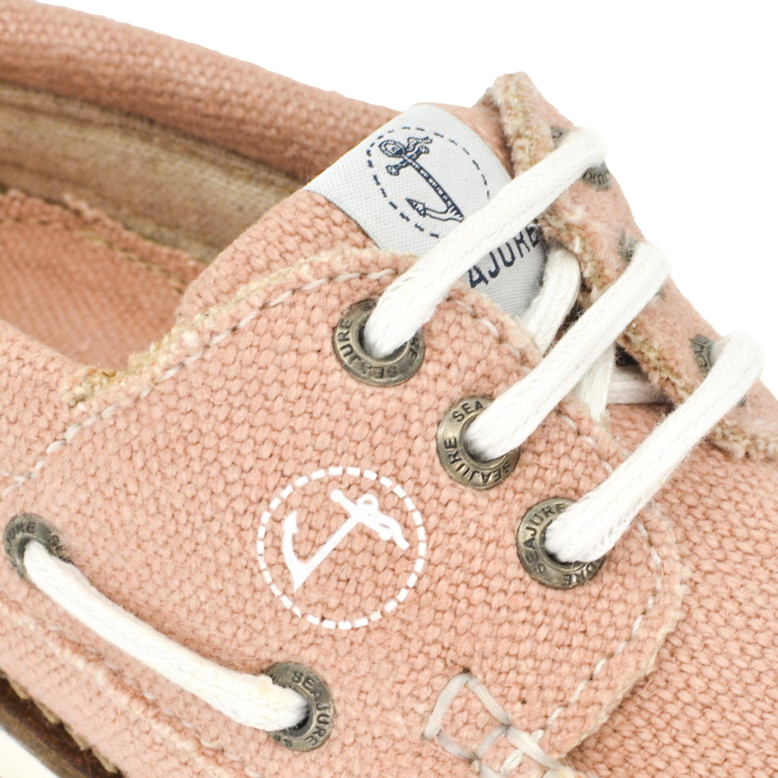 Zapatos Náuticos Cáñamo y Vegan Seajure Pasjaca Mujer Rosa 5/5