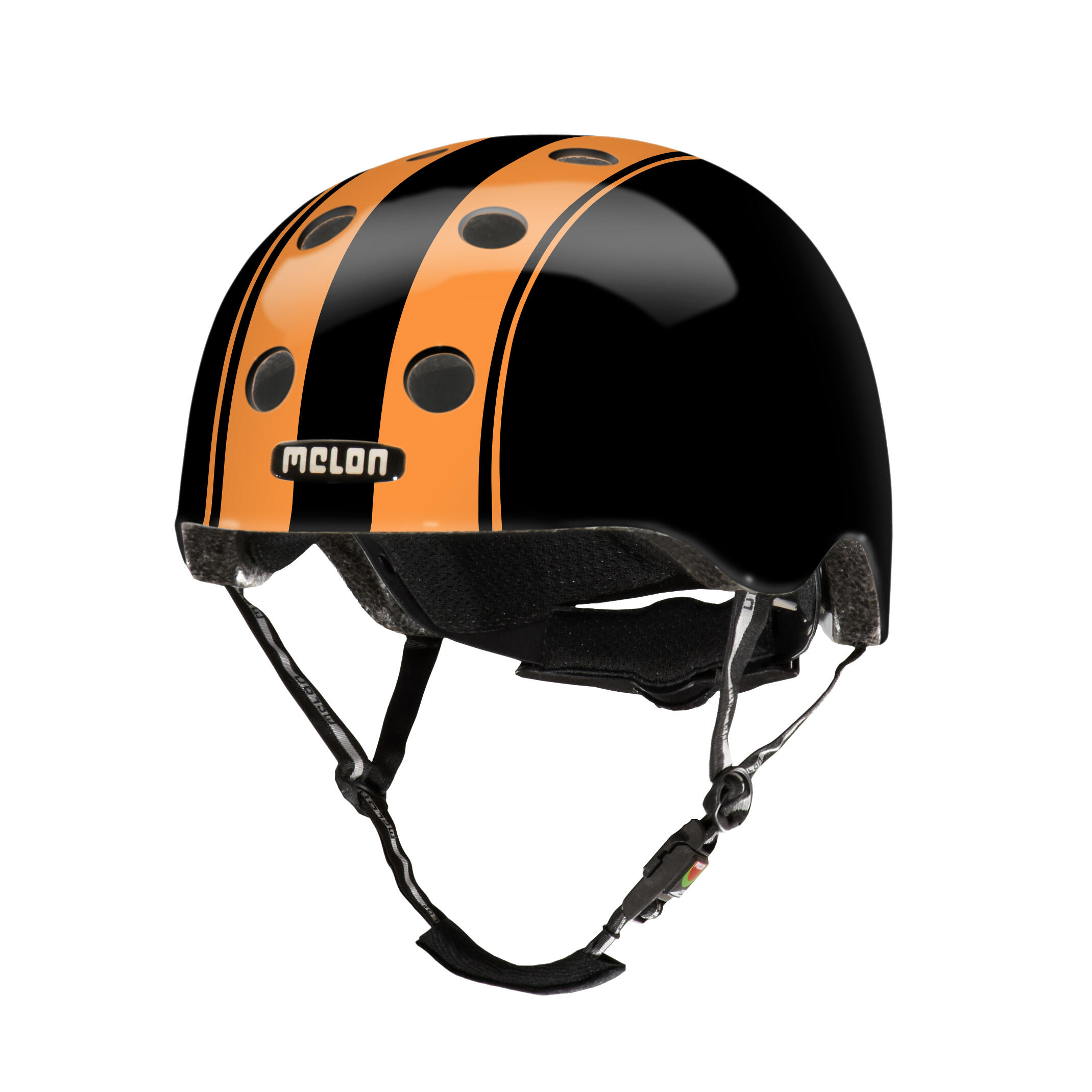 MELON Melon Urban Active Helm Dubbel Oranje Zwart Glanzend M-L