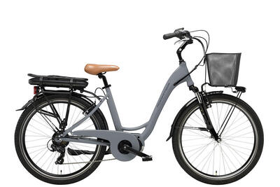Elektro-Citybike 26 Zoll VANITY Lady grau