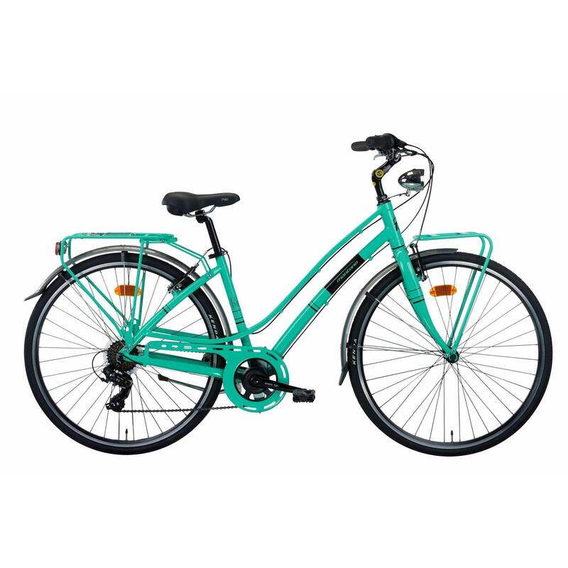 MONTANA Cityfahrrad 28 Zoll NEW Lunapiena 21-Gang Lady, türkis