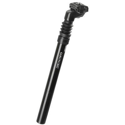 ZOOM Sattelstütze gefedert Travel 35. Schwarz. Aluminium