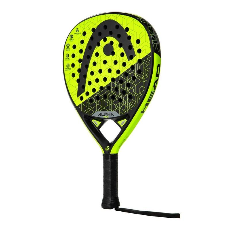 Padelracket Graphene 360 Alpha Tour geel