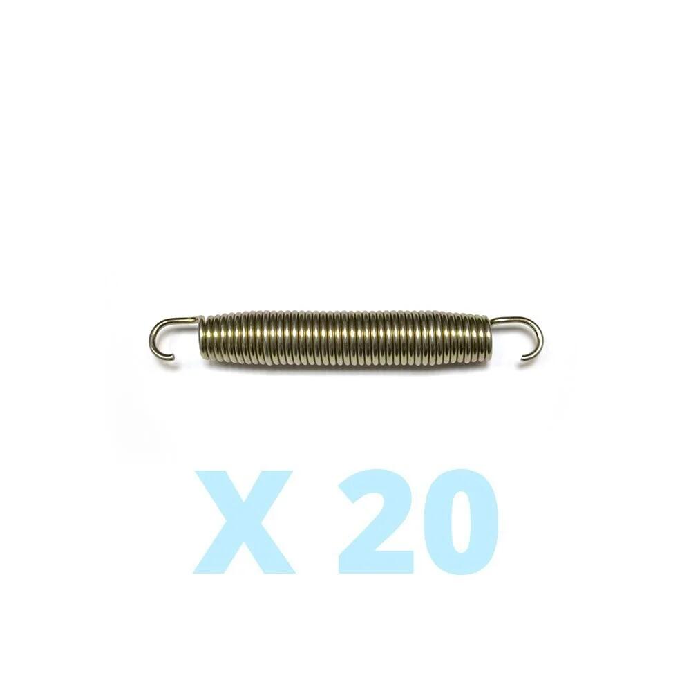 FRANCE TRAMPOLINE Lot de 20 ressorts 136 mm