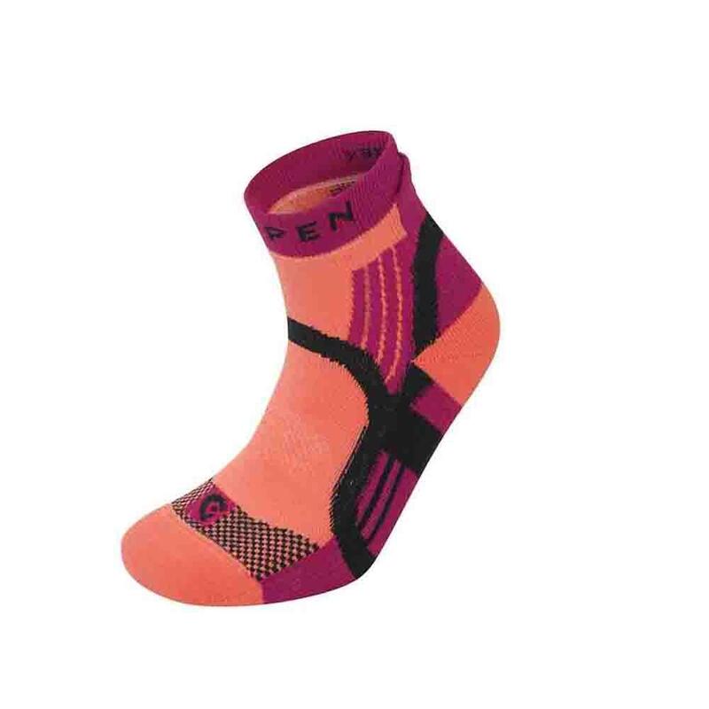 T3 Women Padded Eco Trail Running Socks - Coral Pink
