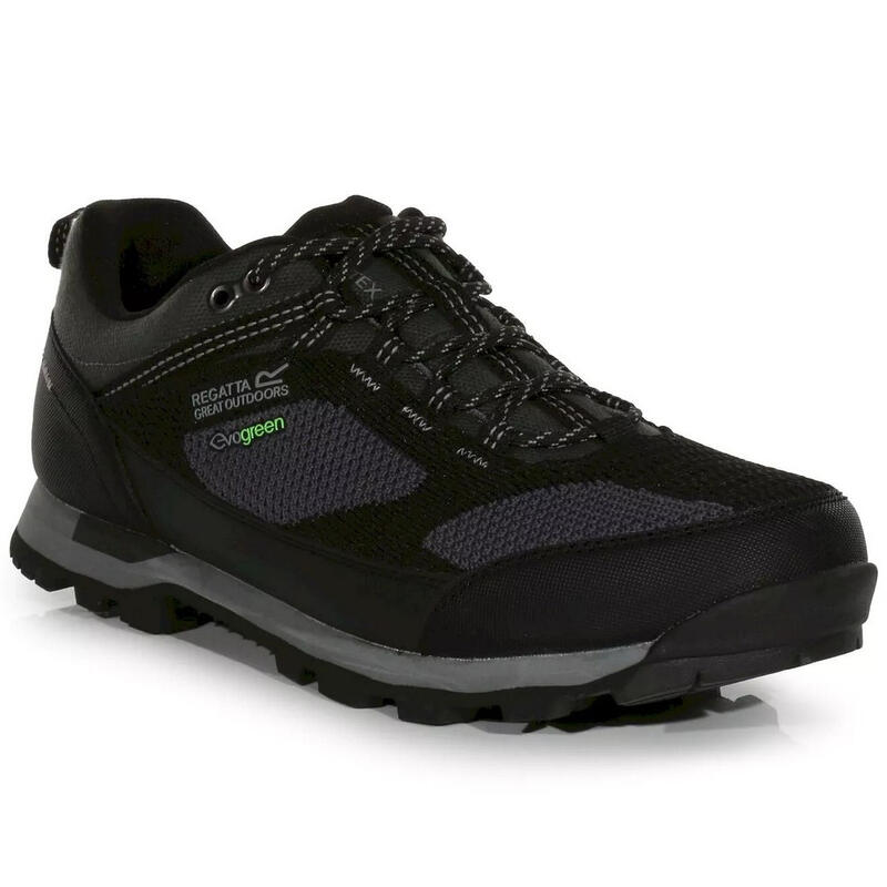 Heren Blackthorn Evo wandelschoenen (Zwart/Donker Staal)