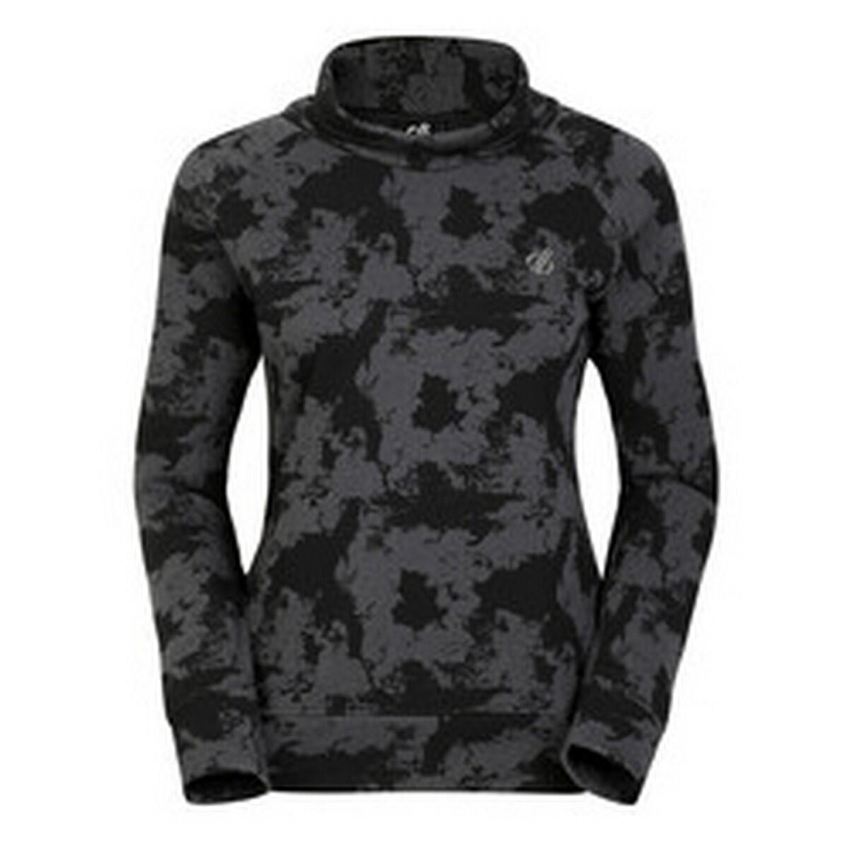 Womens/Ladies Offline Mirage Print Sweatshirt (Black) 1/4
