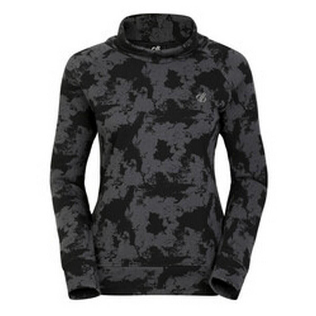 DARE 2B Womens/Ladies Offline Mirage Print Sweatshirt (Black)