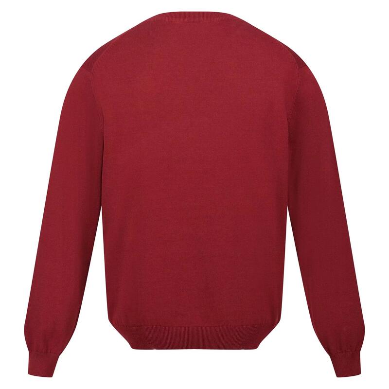 "Kaelen" Pullover Jerseyware für Herren Syrah Rot