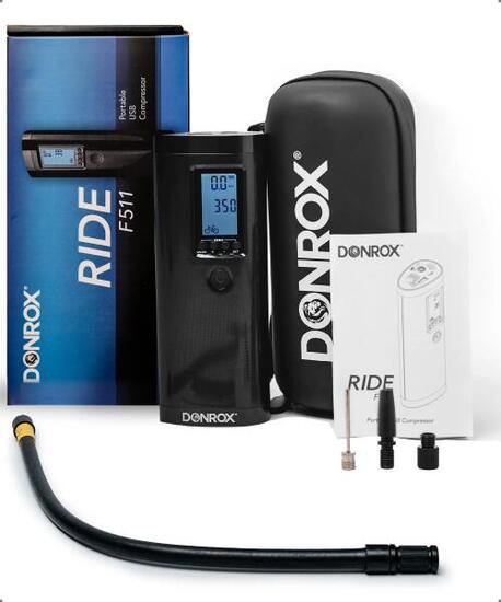 F511 Tragbarer 4-in-1-Kompressor-Reifenfüller - Fahrrad zu Auto