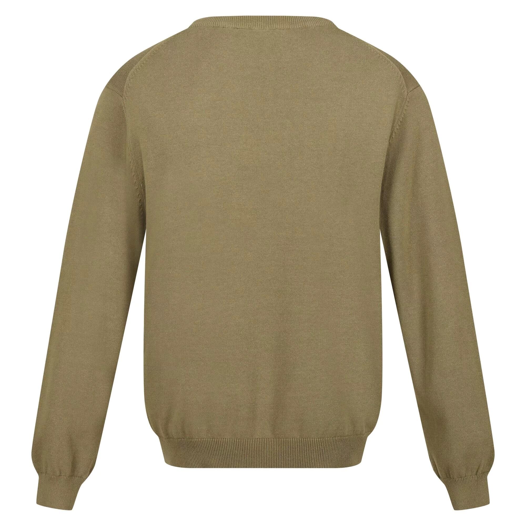 Mens Kaelen Knitted Jersey Jumper (Capulet) 2/5