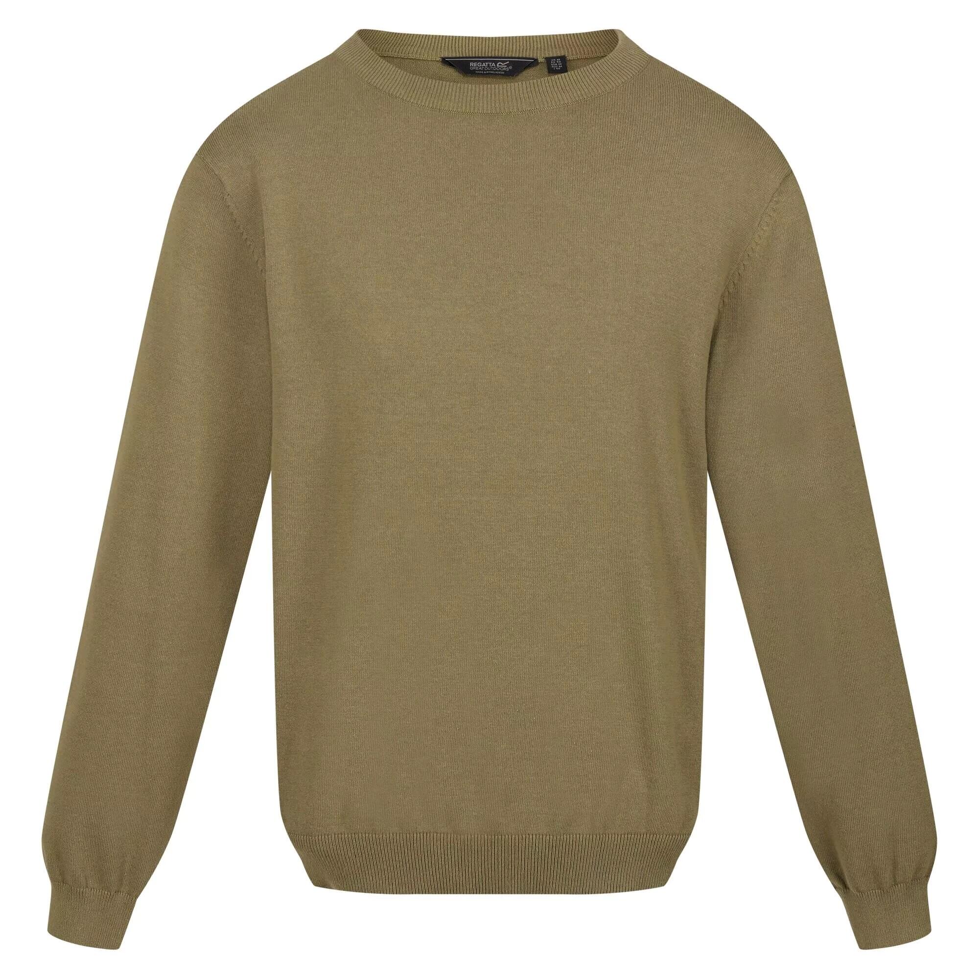 REGATTA Mens Kaelen Knitted Jersey Jumper (Capulet)