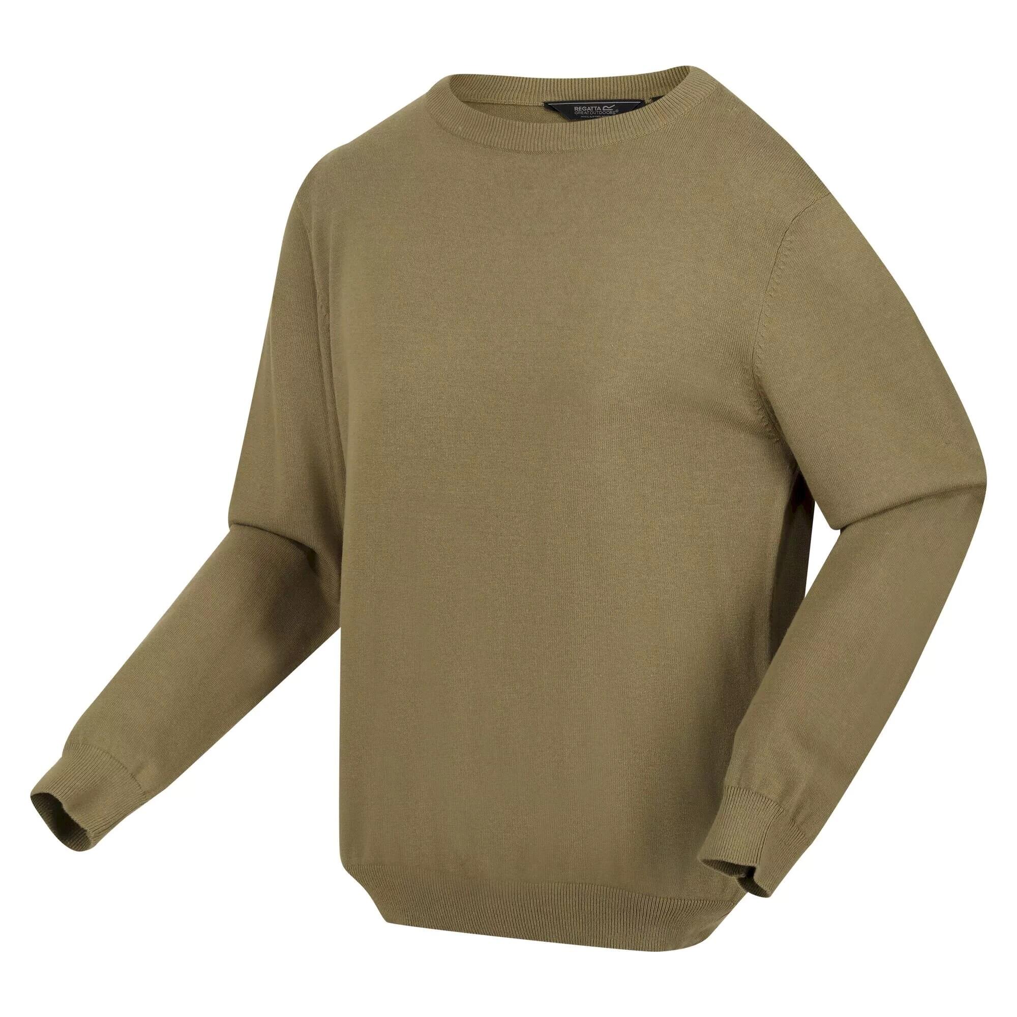 Mens Kaelen Knitted Jersey Jumper (Capulet) 3/5