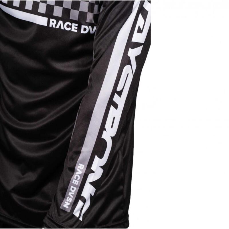 Maillot BMX Manches Longues Staystrong - Checker Noir