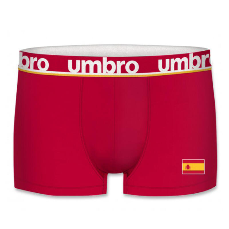 Boxer sous-vêtements Umbro Eurocopa Soccer 2021 Espagne Couleur rouge