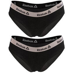 Pack 2 shorts de sport pour femme reebok en noir