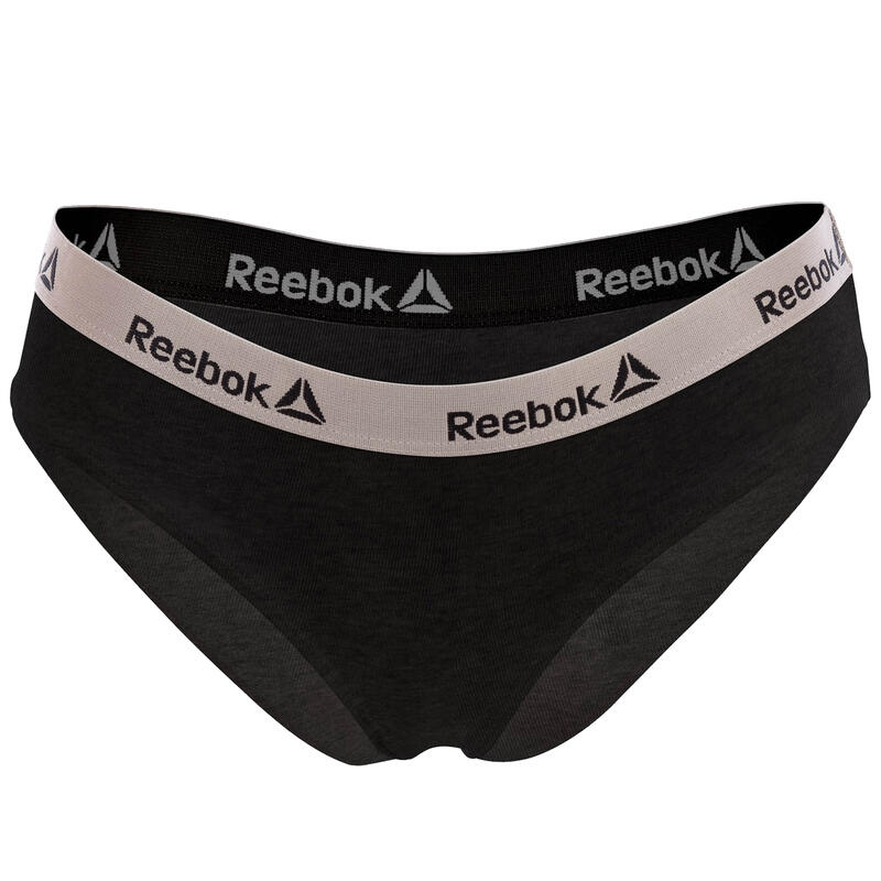 Pack 2 shorts de sport pour femme reebok en noir