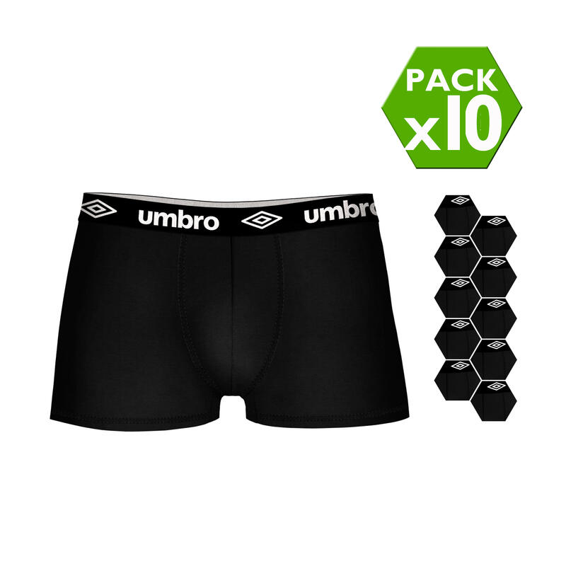 Pack de sous-vêtements 10 Umbro en noir
