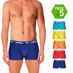 Pak 5 Umbro -onderbroek in verschillende kleuren