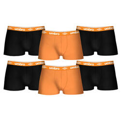 Emportez 6 sous-pants Umbro en noir et orange