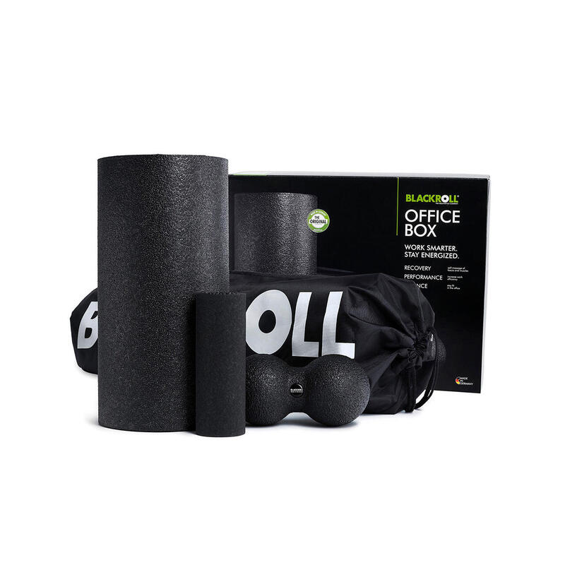 Blackroll Office Box Foam Roller Set Zwart