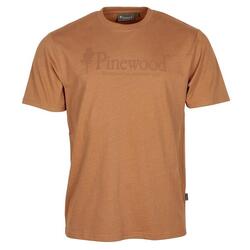 Pinewood T-Shirt Outdoor Life - Terracotta Clair