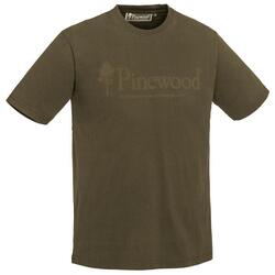 Pinewood T-Shirt Outdoor Life - Chasse Olive (5445)