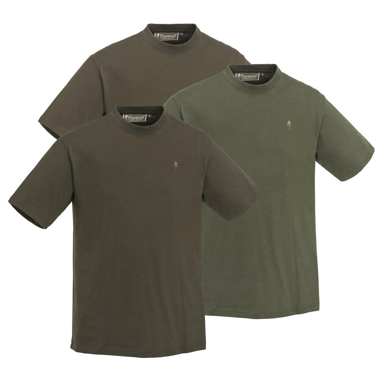 PINEWOOD T-Shirts, 3er-Pack