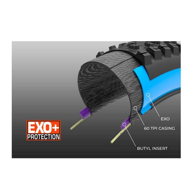 Pneus Tubeless Ready com Aro Dobrável 27,5x2,50/63-584 TPI 60 MAXXIS Assegai
