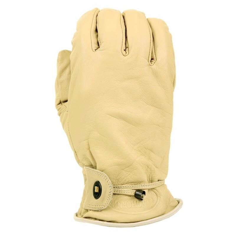 Longhorn Gants en cuir - Jaune désert