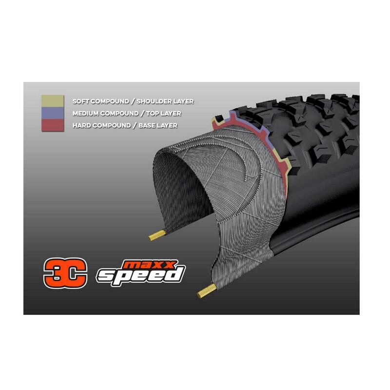 Cubierta Tubeless Ready Aro Plegable 29x2,60/ETRTO 66-622 TPI 120 MAXXIS Ikon