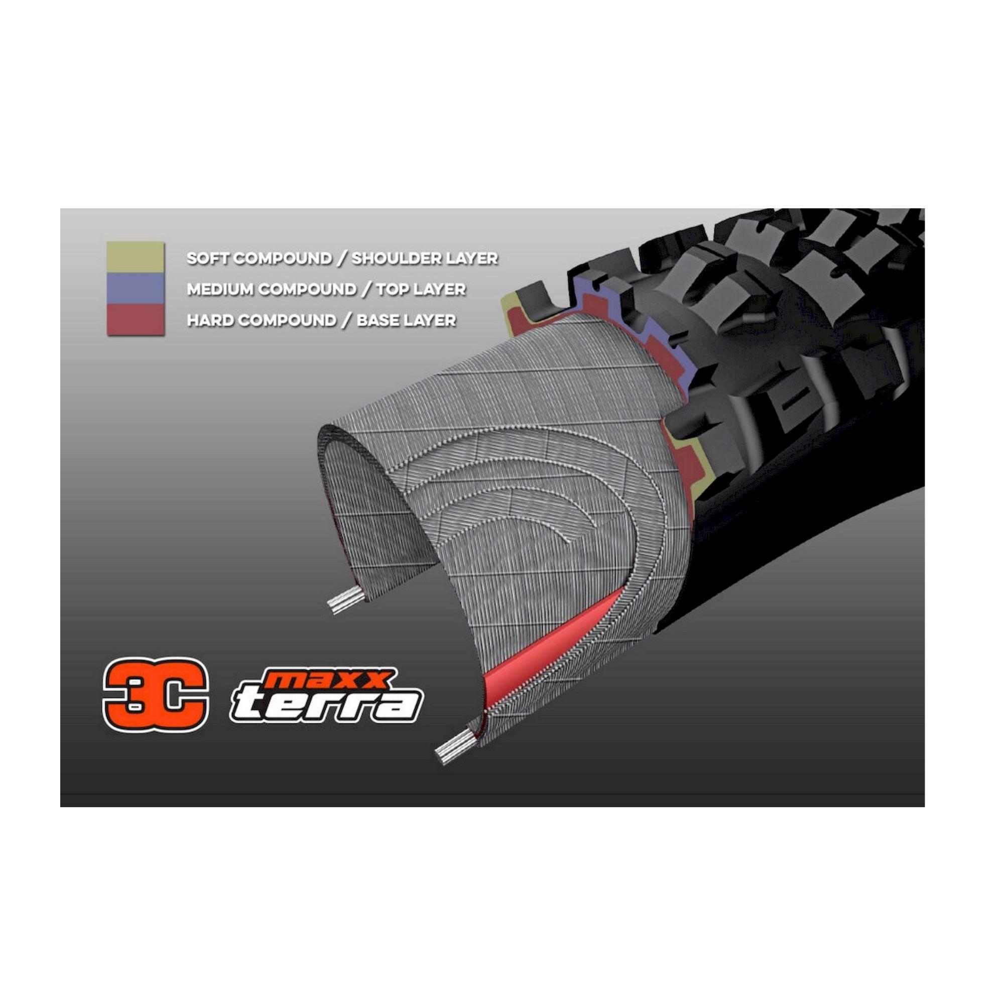 Pneu ASSEGAI - 27.5x2.60 - tr. souple - 60 TPI - 3C Terra / Exo+ / TR 3/4