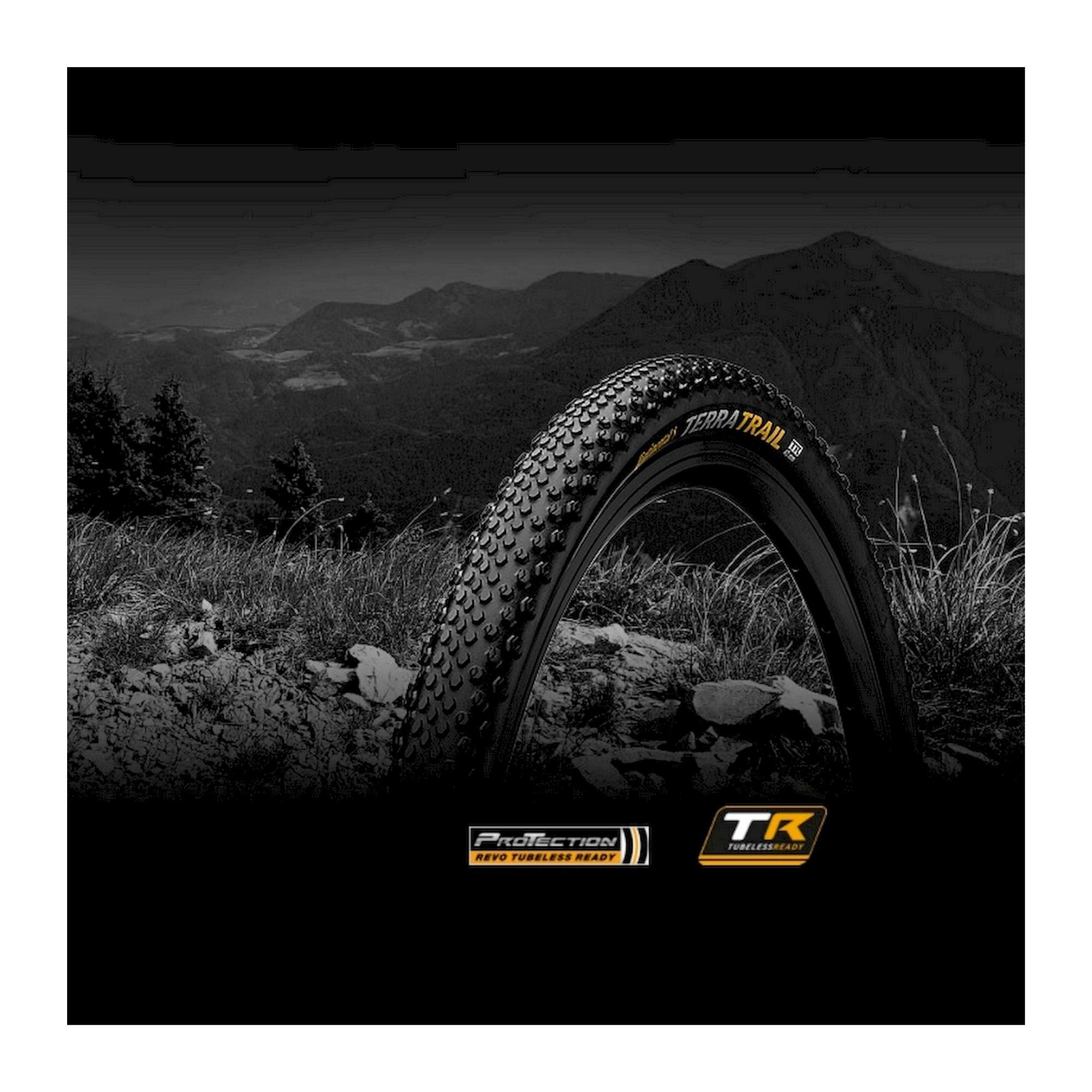 Terra Trail ShieldWall Tyre-Foldable PureGrip Compound Black/Black 700 X 40C 3/4