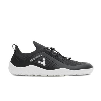 Panowie outdoorowy Vivobarefoot Primus Trail Knit Fg - Męskie - Obsydian/Biały