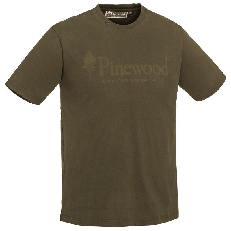 Pinewood Outdoor Life T-Shirt - Hunting Olive (5445)