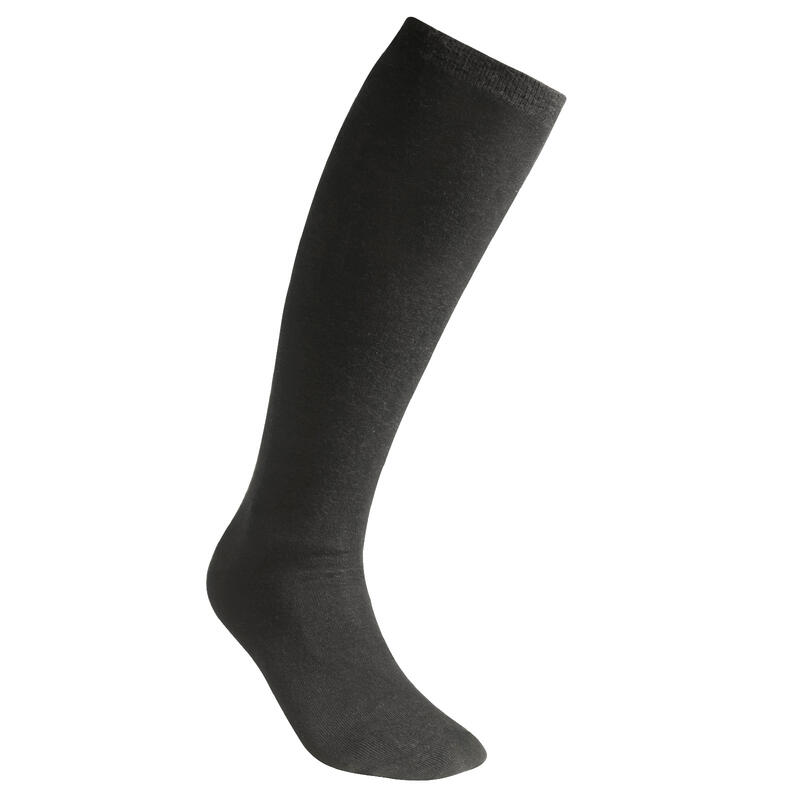 Woolpower Merino Socks Liner Knee-high - Noir