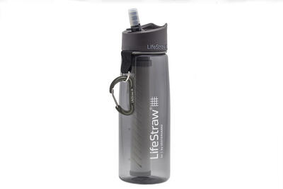 Lifestraw go-waterfles met filter-grey